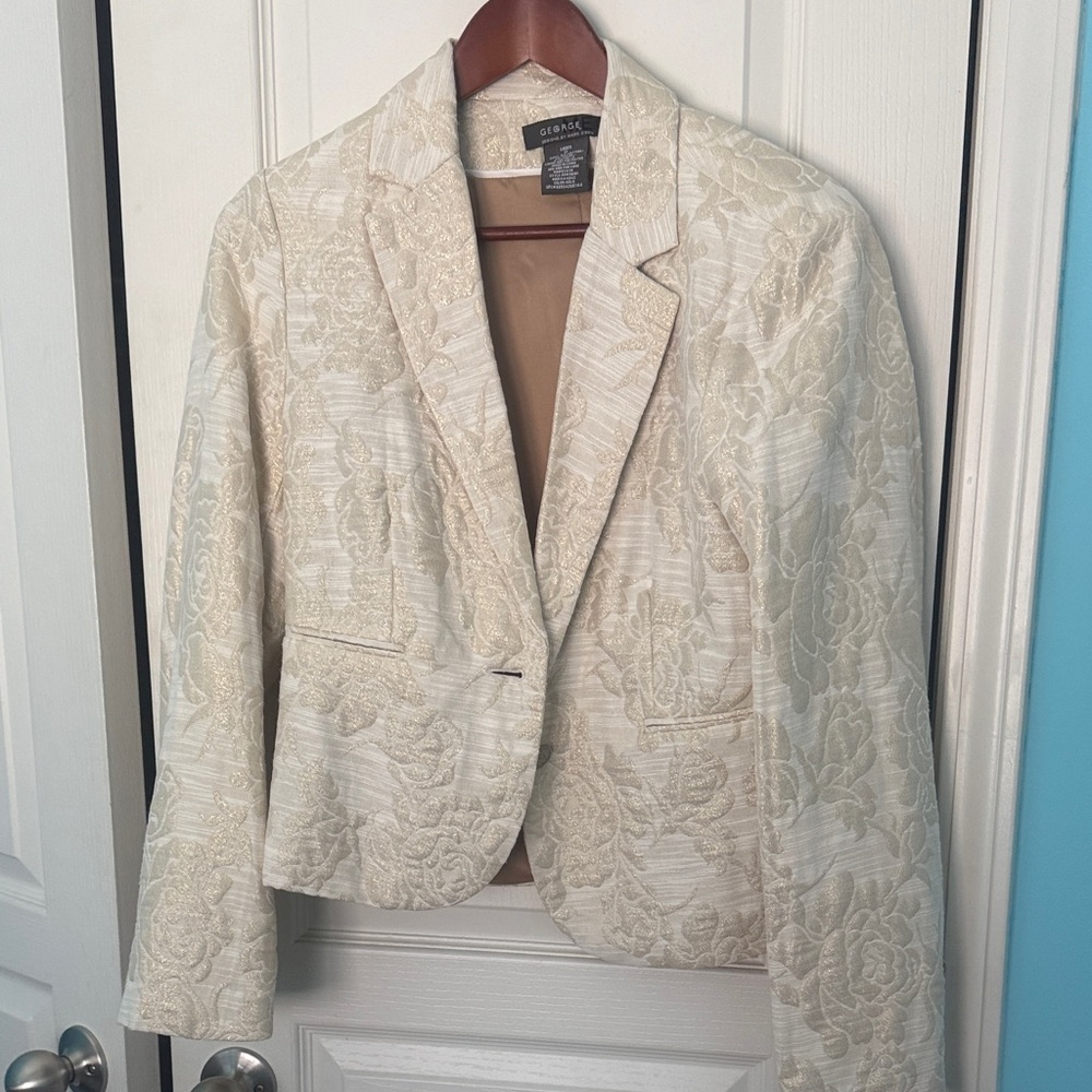 George women Ivory Floral Blazer